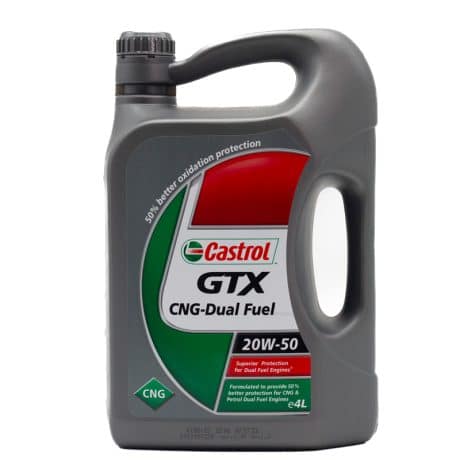 روغن موتور کاسترول GTX CNG 20W50 SJ حجم 4 لیتر