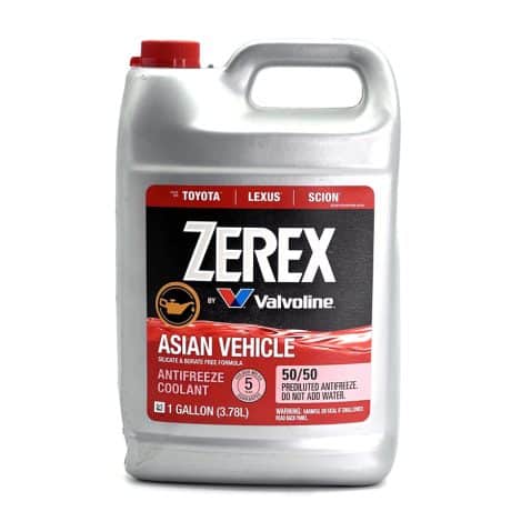 کولانت و ضدیخ والوالین Valvoline مدل زرکس قرمز