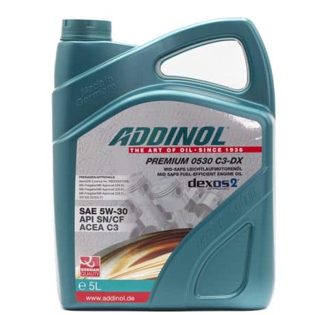 روغن موتور ادینول 5W30 SN حجم 5 لیتر