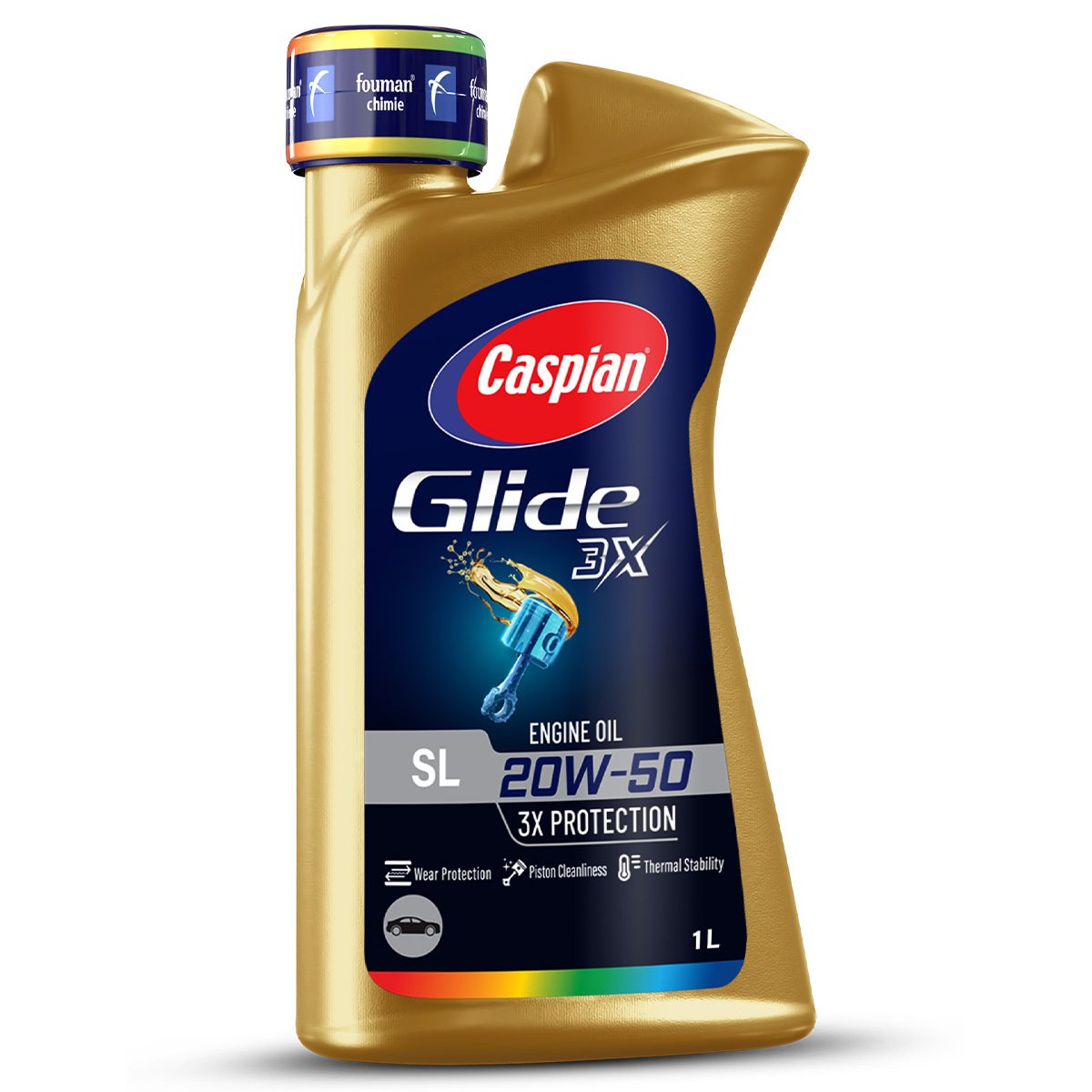 روغن موتور کاسپین 20W-50 SL حجم 1 لیتر