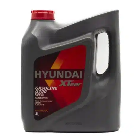 روغن موتور هيونداي اكستير مدل G700 5W30 حجم 4 ليتر