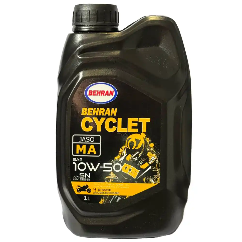 روغن موتورسیکلت بهران 10W50 SN حجم 1 لیتر