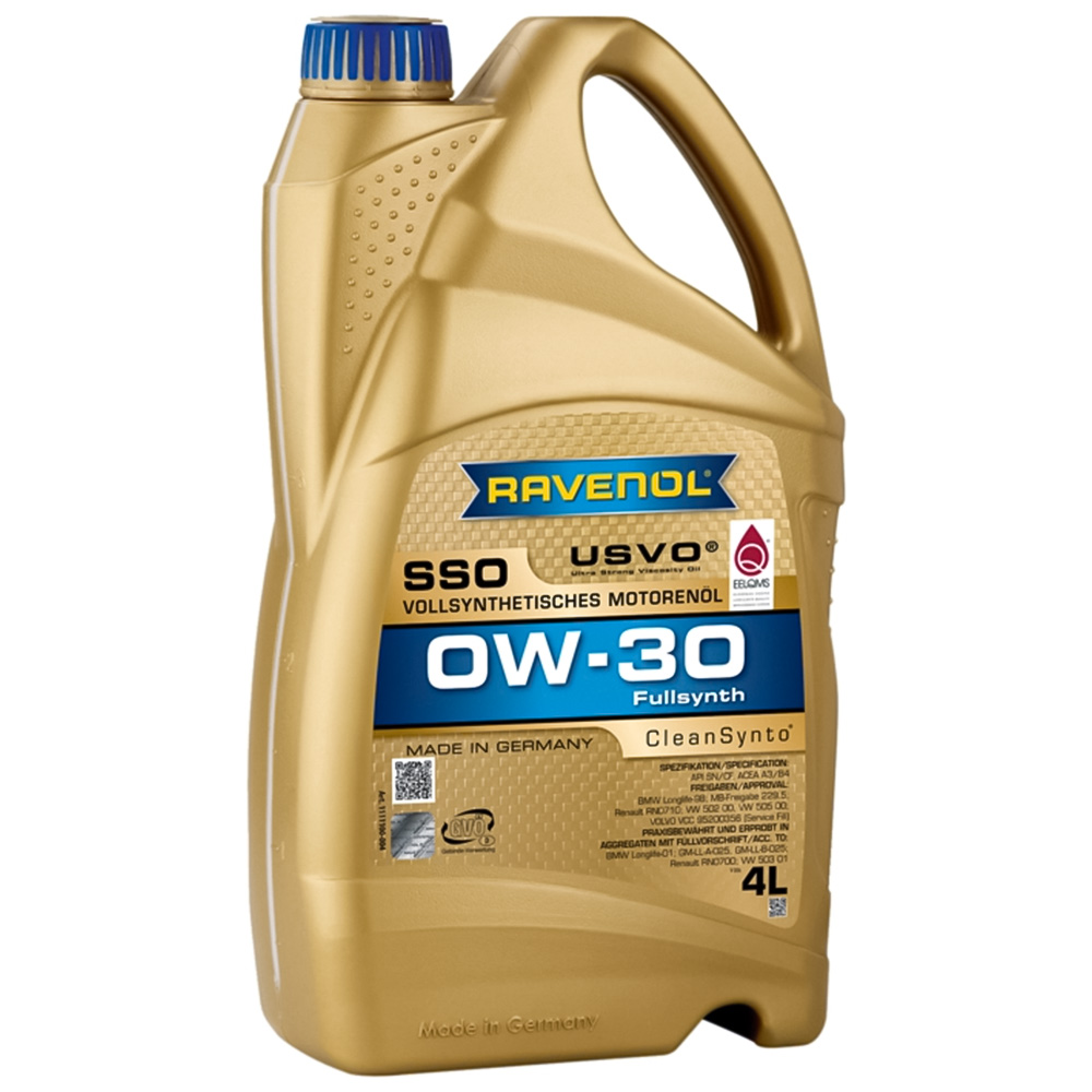 روغن موتور راونول SSO 0W-30 حجم 4 لیتر