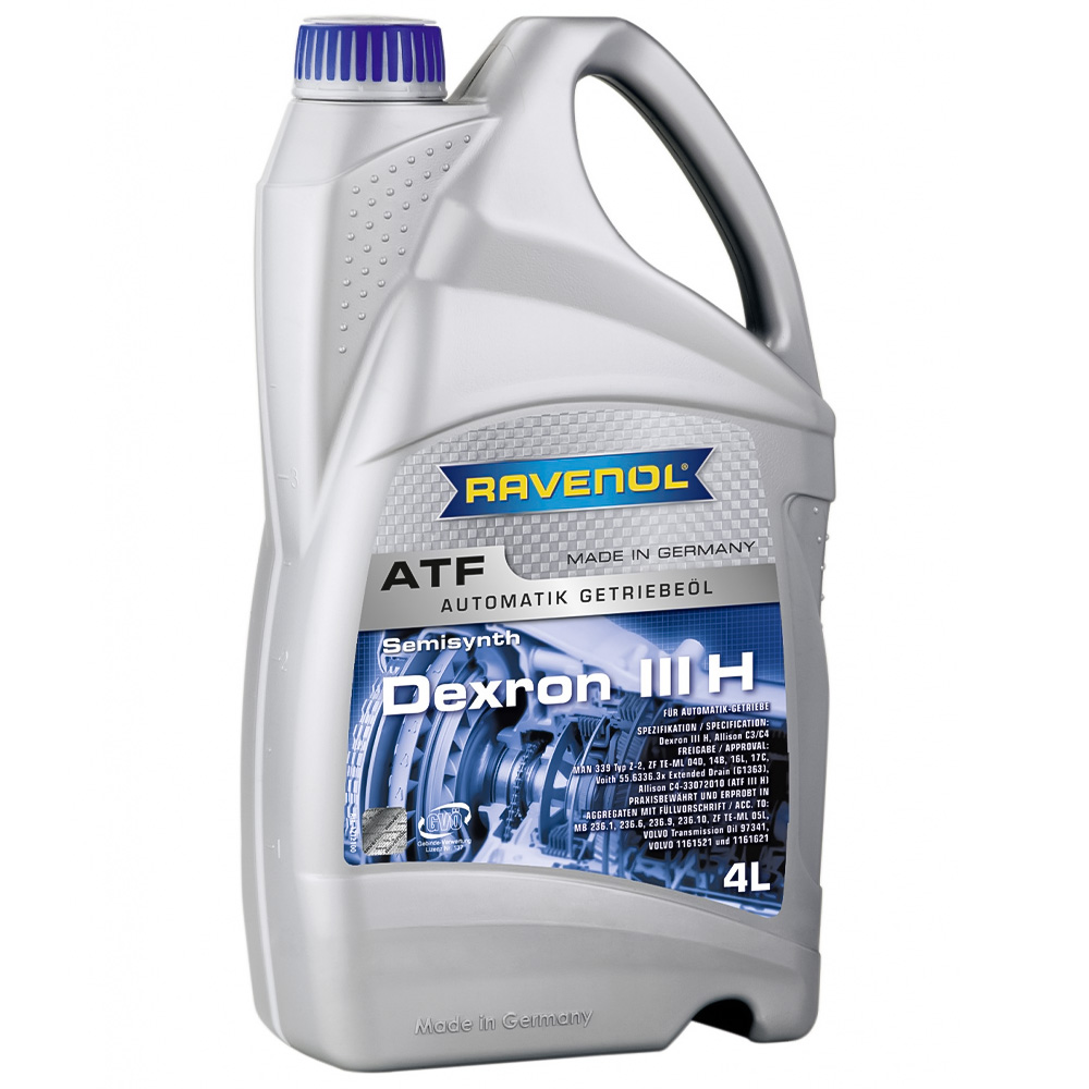 روغن گیربکس اتوماتیک راونول ATF DEXRON III H حجم 4 لیتر