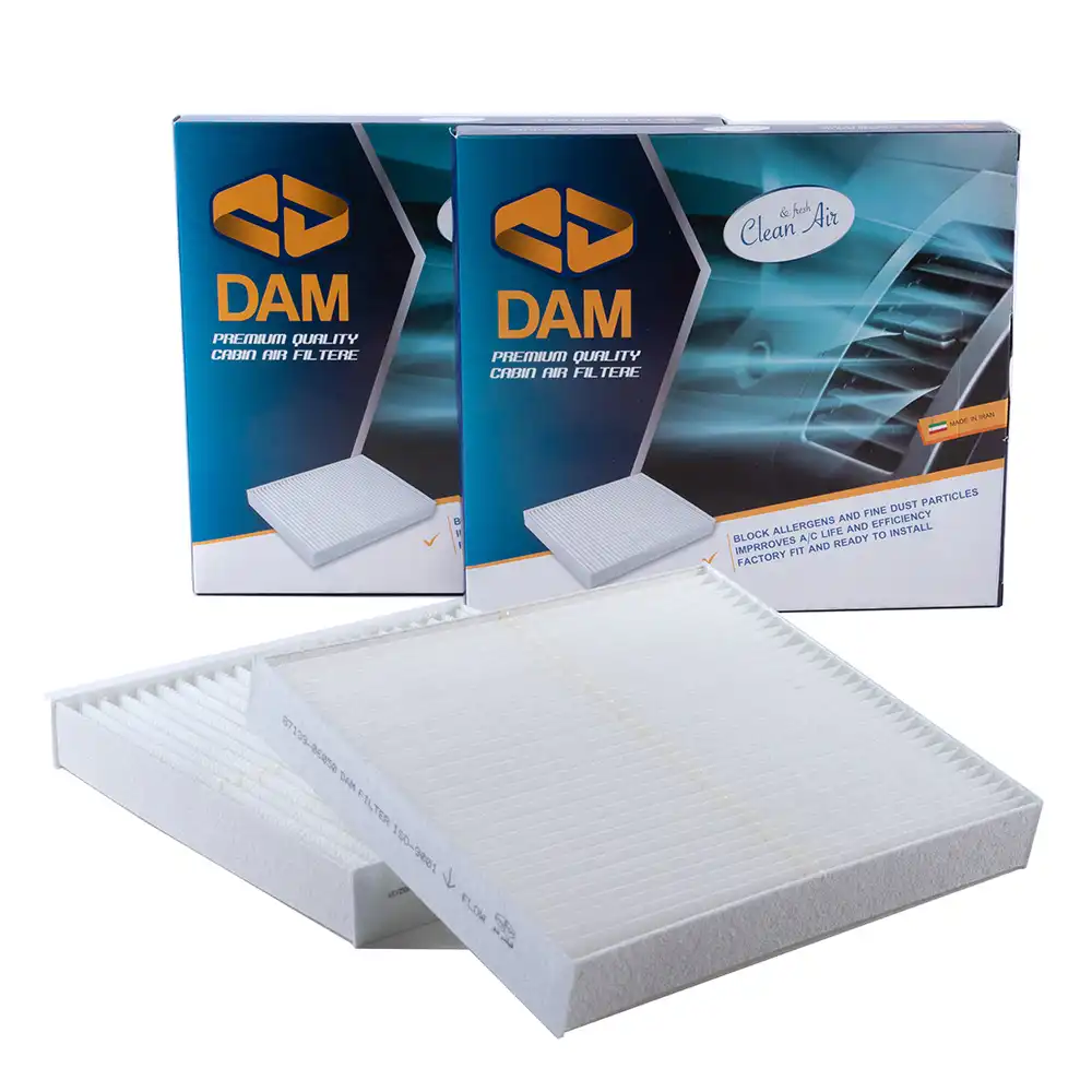 فیلتر کابین دم 8713906050 الیاف توری دار