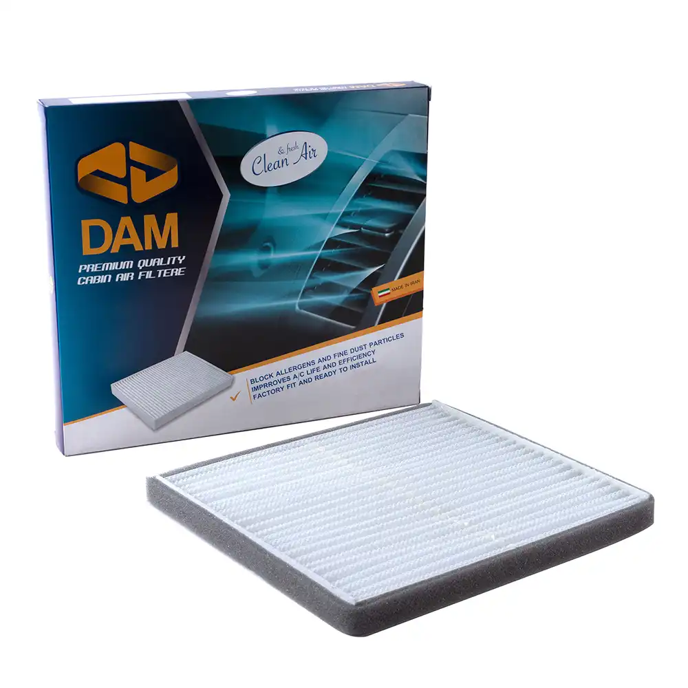 فیلتر کابین دم T118107011NA الیاف توری دار