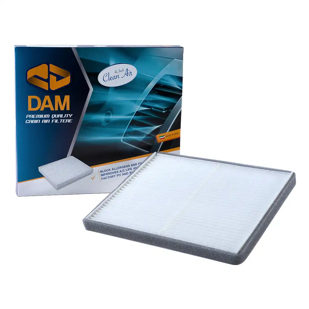 فیلتر کابین دم 1061001246 الیاف ساده