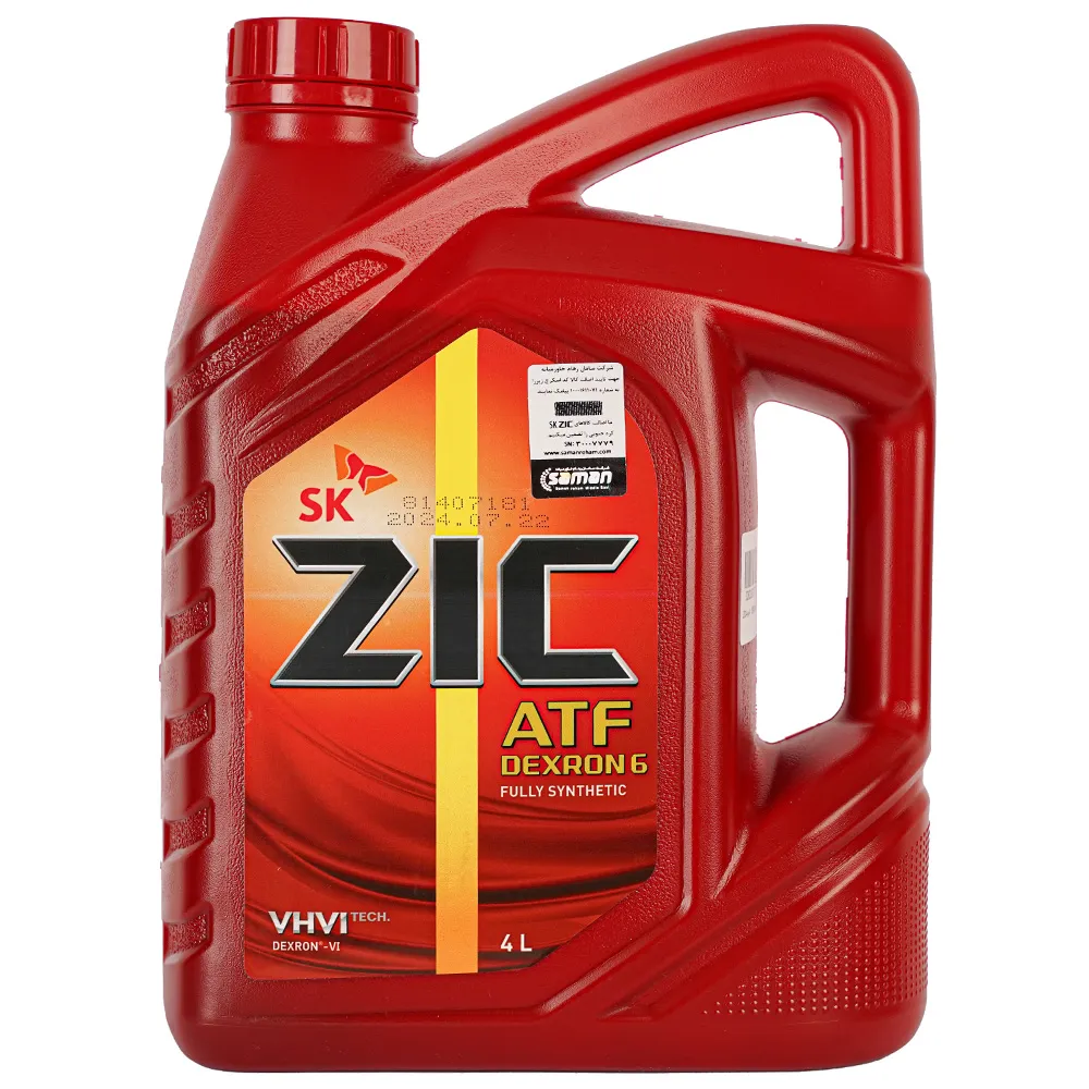روغن گیربکس اتوماتیک زیک ATF DEXRON 6 حجم 4 لیتر