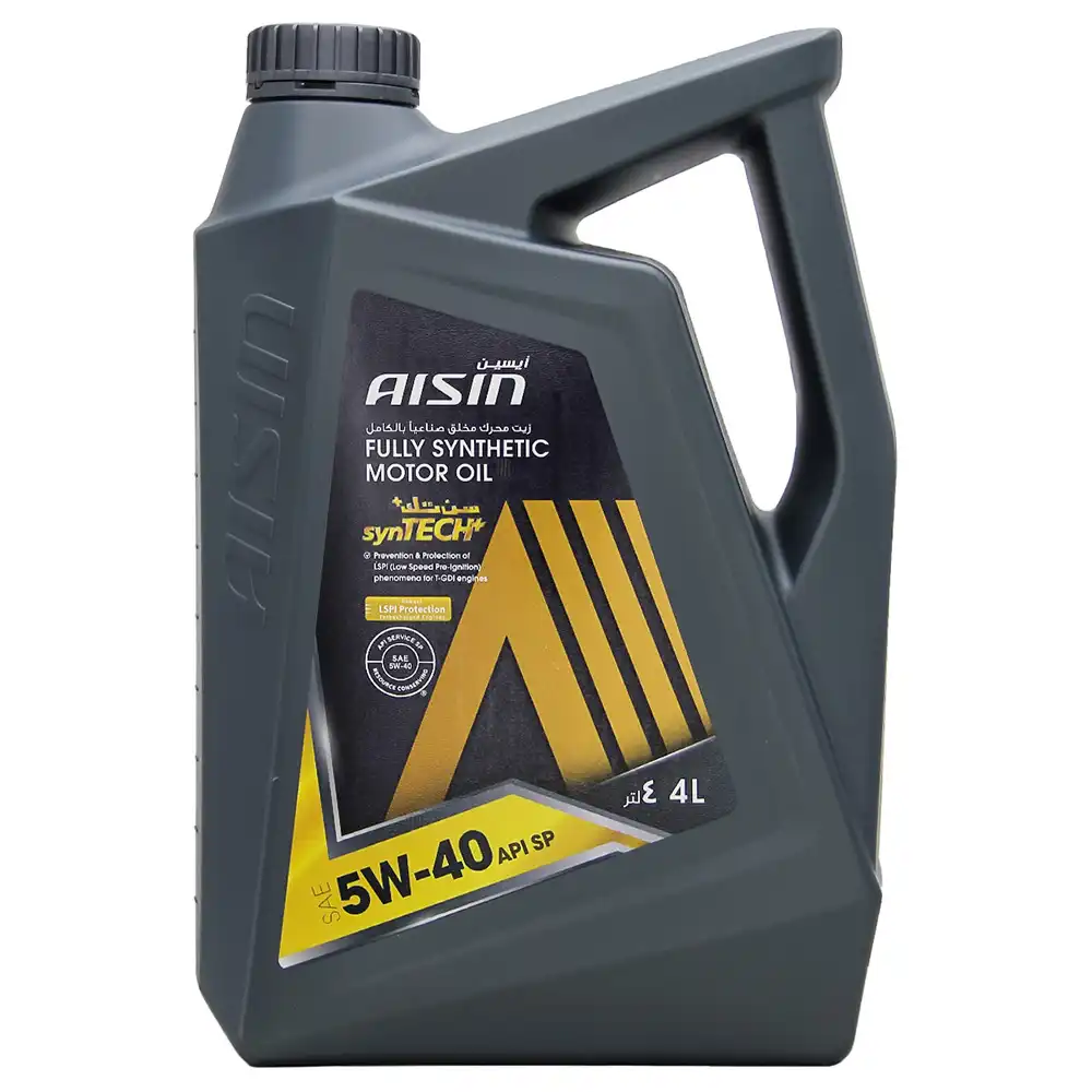 روغن موتور آیسین 5W40 SP Plus حجم 4 لیتر