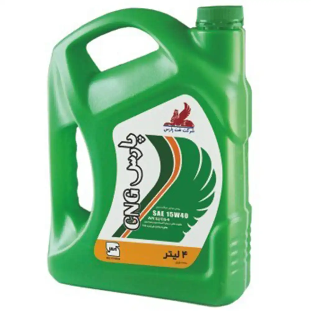 روغن موتور پارس SJ 15W40 CNG حجم 4 لیتر