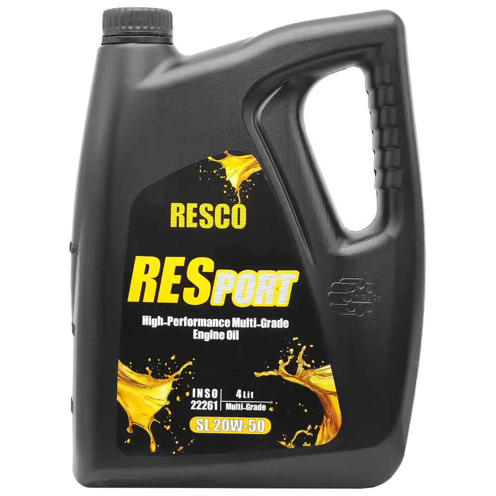 روغن موتور رسکو RES PORT 20W50 SL حجم 4 لیتر
