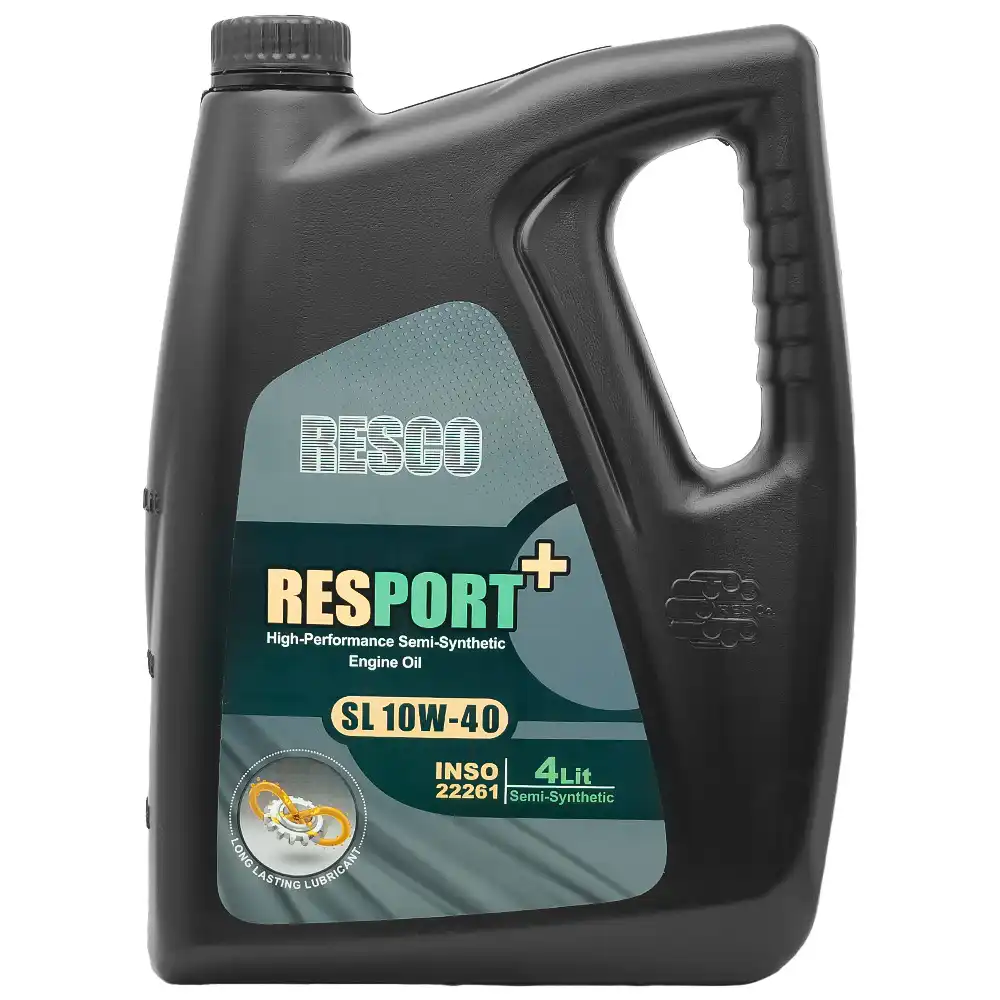 روغن موتور رسکو RES PORT+ 10W40 SL حجم 4 لیتر